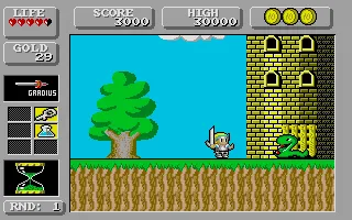 Backdrop artwork for Super Wonder Boy in Monsterland