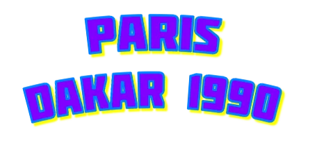 Paris Dakar 1990 logo