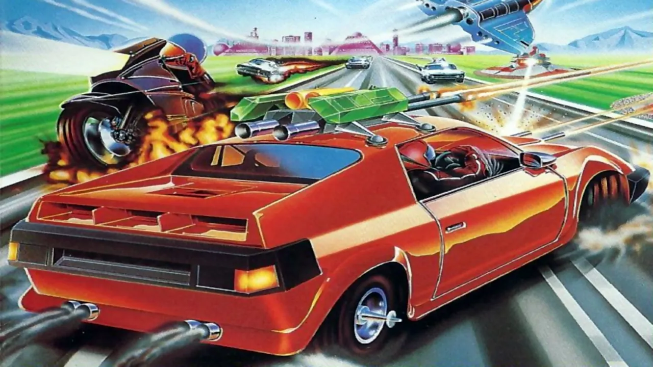 Backdrop artwork for Road Blasters
