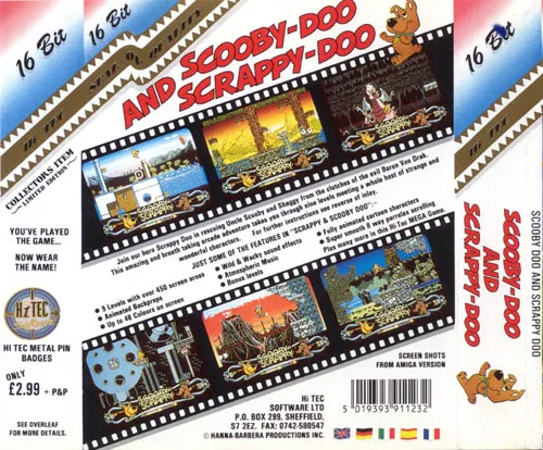 Scooby-Doo and Scrappy-Doo box back