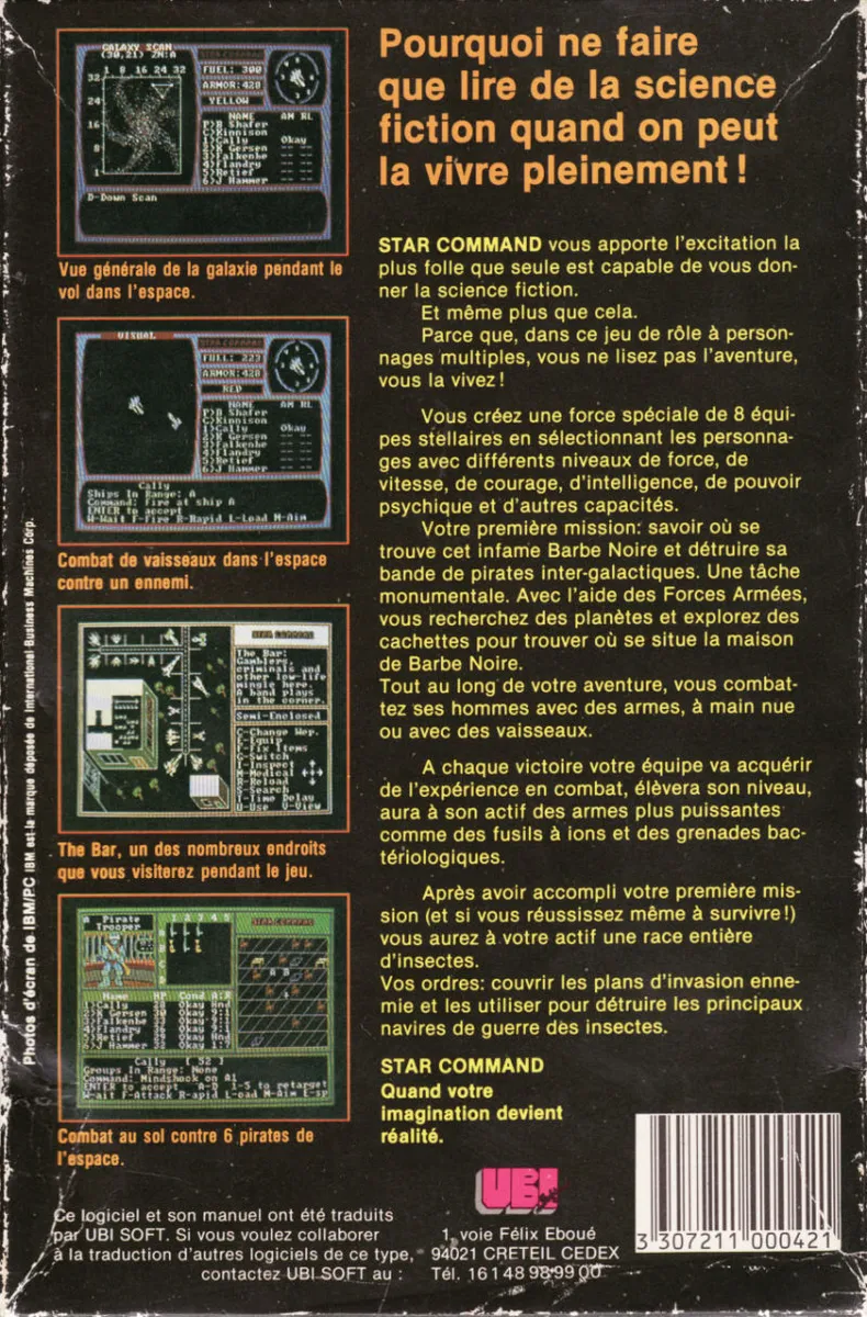 Star Command box back