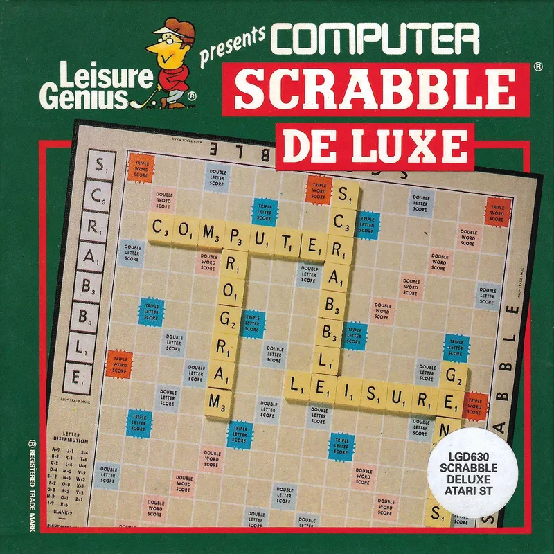 Computer Scrabble De Luxe box art