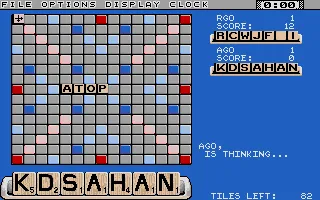 Backdrop artwork for Computer Scrabble De Luxe