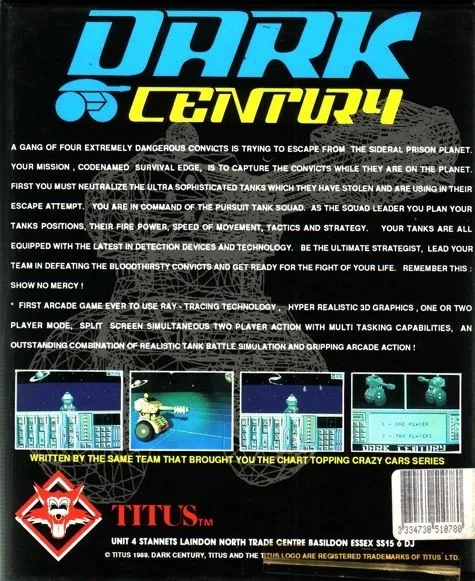 Dark Century box back