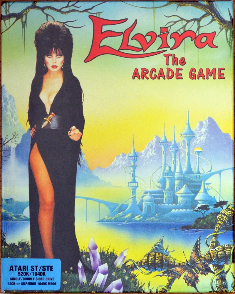 Elvira: The Arcade Game box art