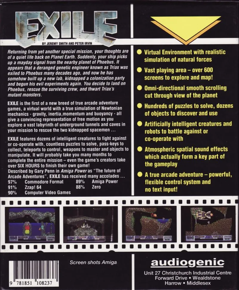 Exile box back
