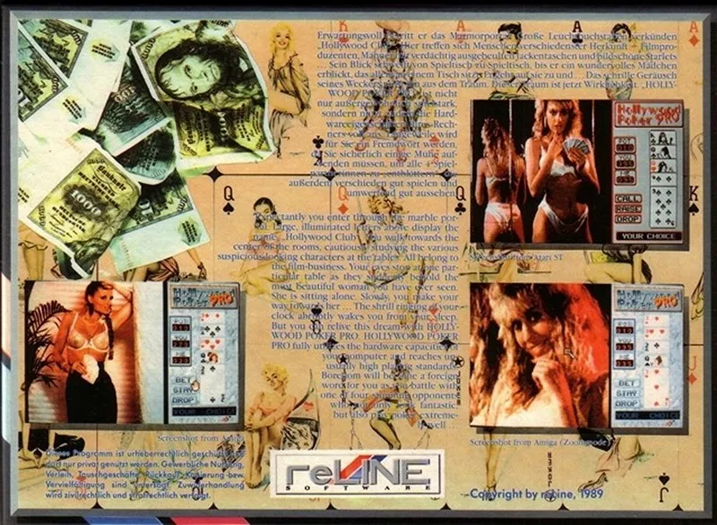 Hollywood Poker Pro box back