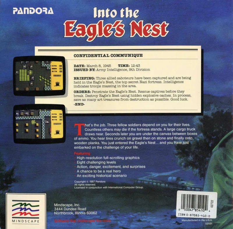 Into the Eagle's Nest box back