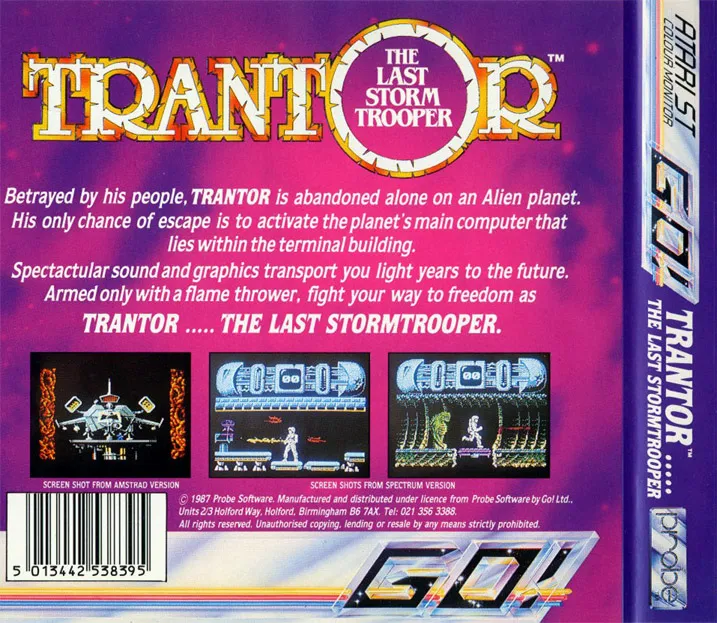 Trantor: The Last Stormtrooper box back