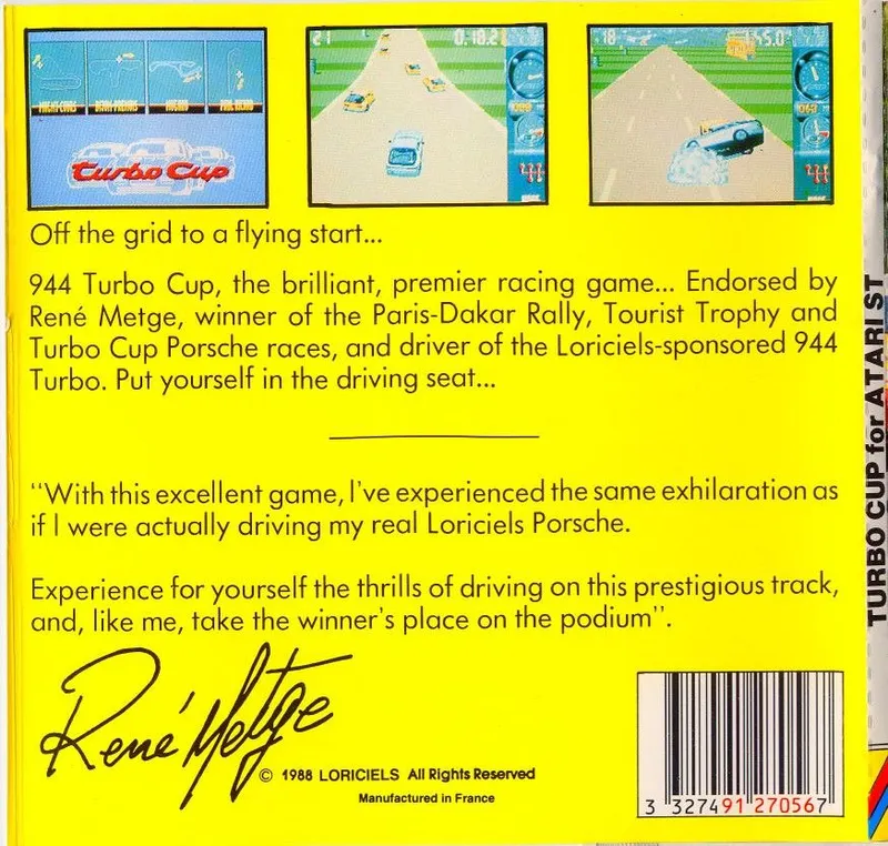 Turbo Cup box back