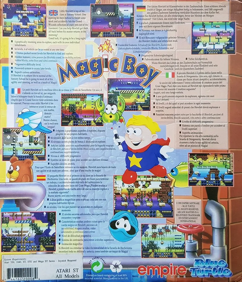 Magic Boy box back