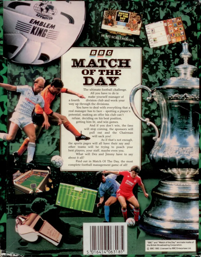 Match of the Day box back