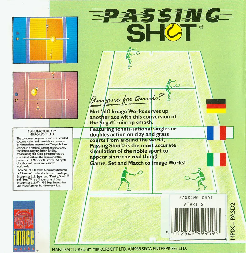 Passing Shot box back