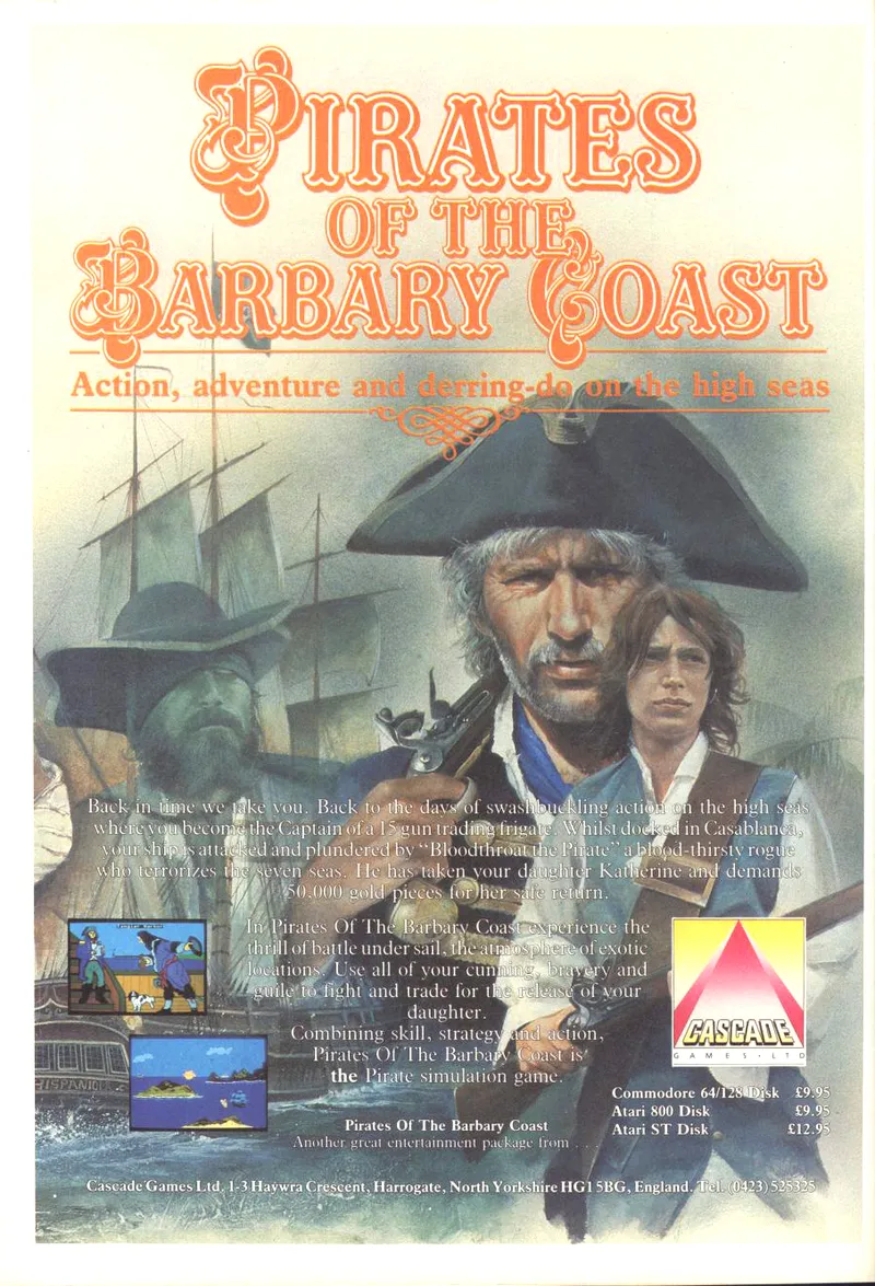 Pirates of the Barbary Coast box art