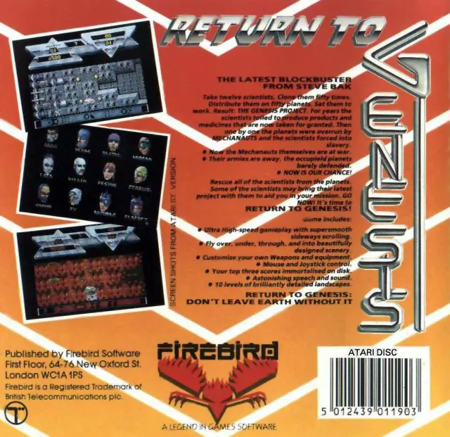 Return to Genesis box back