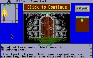 Backdrop artwork for Shadowgate