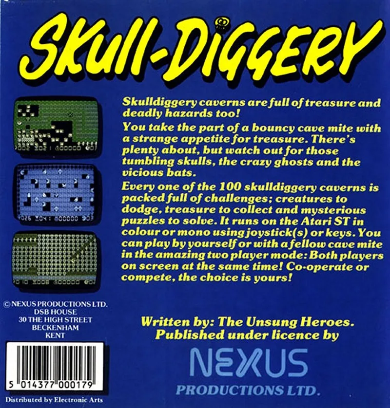 Skull-Diggery box back