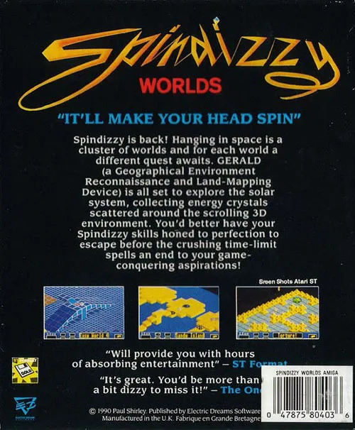 Spindizzy Worlds box back
