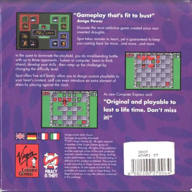 Spot box back