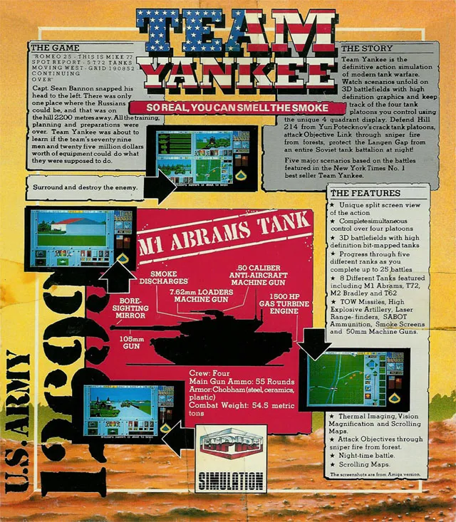 Team Yankee box back