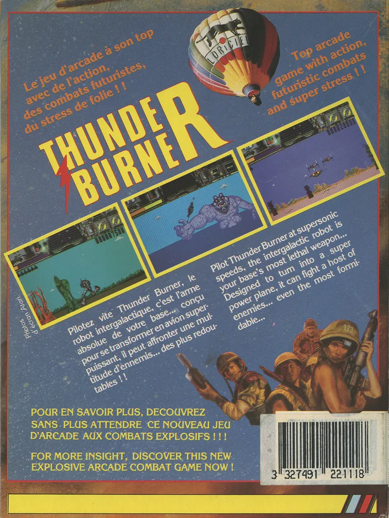 Thunder Burner box back