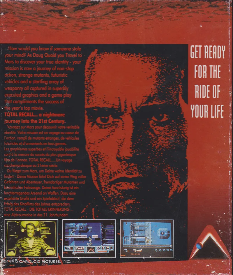 Total Recall box back