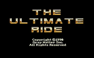 Ultimate Ride, The screenshot