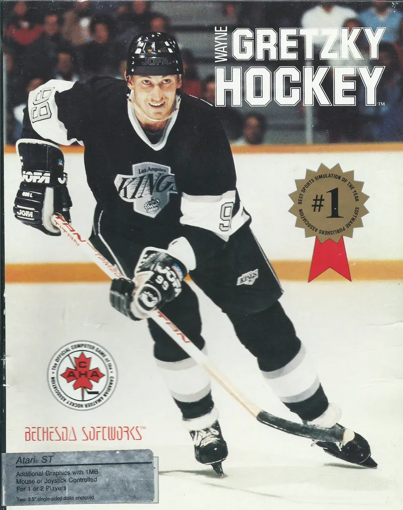 Wayne Gretzky Hockey box art