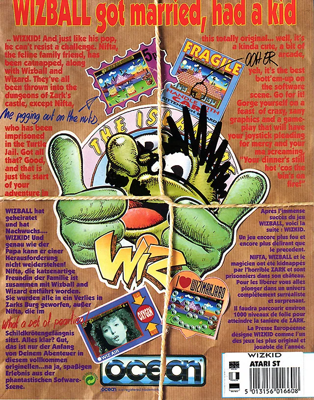 Wizkid: The Story of Wizball II box back