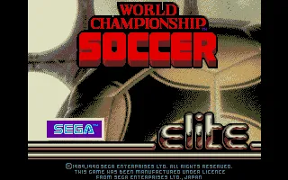World Championship Soccer screenshot