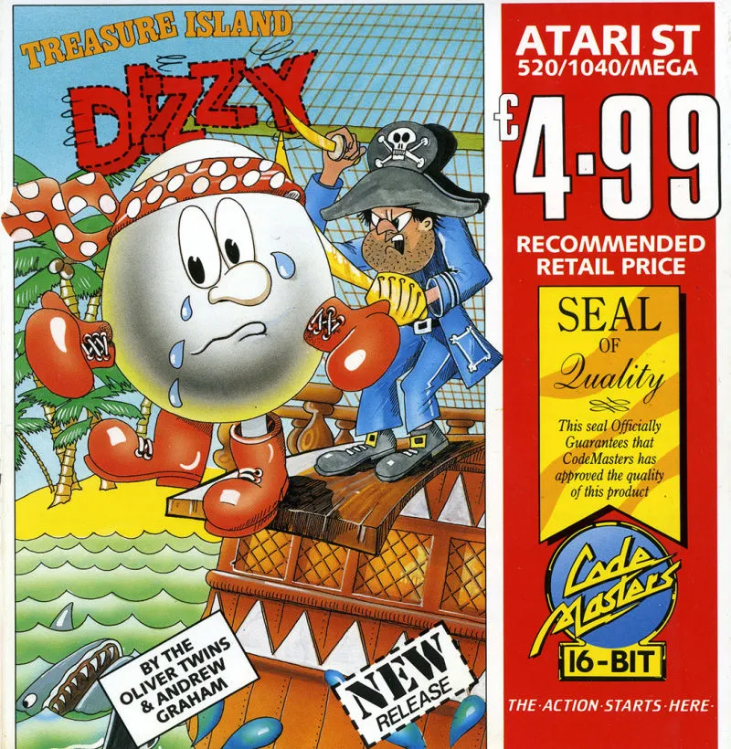 Treasure Island Dizzy box art