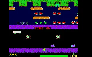 Backdrop artwork for Frogger