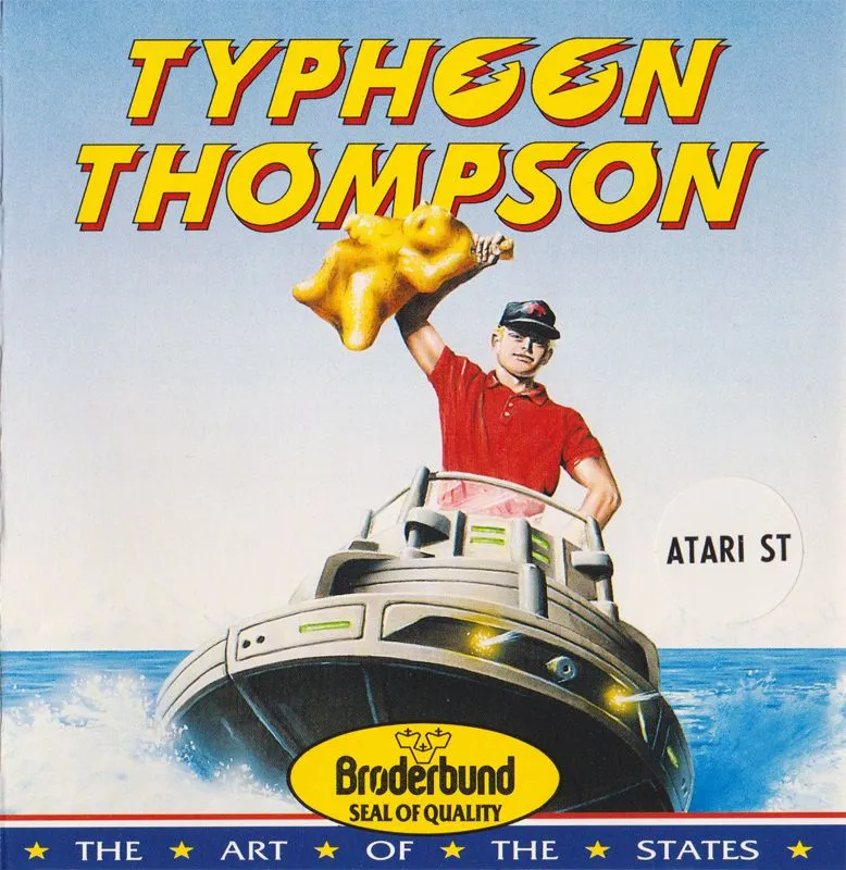 Typhoon Thompson in Search for the Sea Child cover art for Atari ST