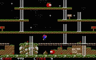 Backdrop artwork for Hector vs. the mutant Vampire Tomatoes from Hell