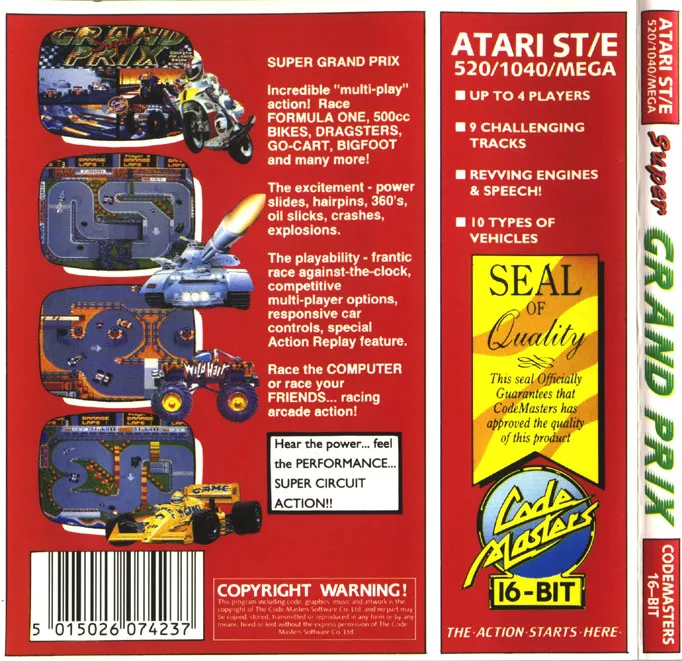 Super Grand Prix box back