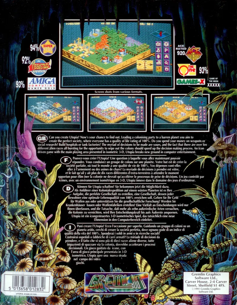 Utopia box back