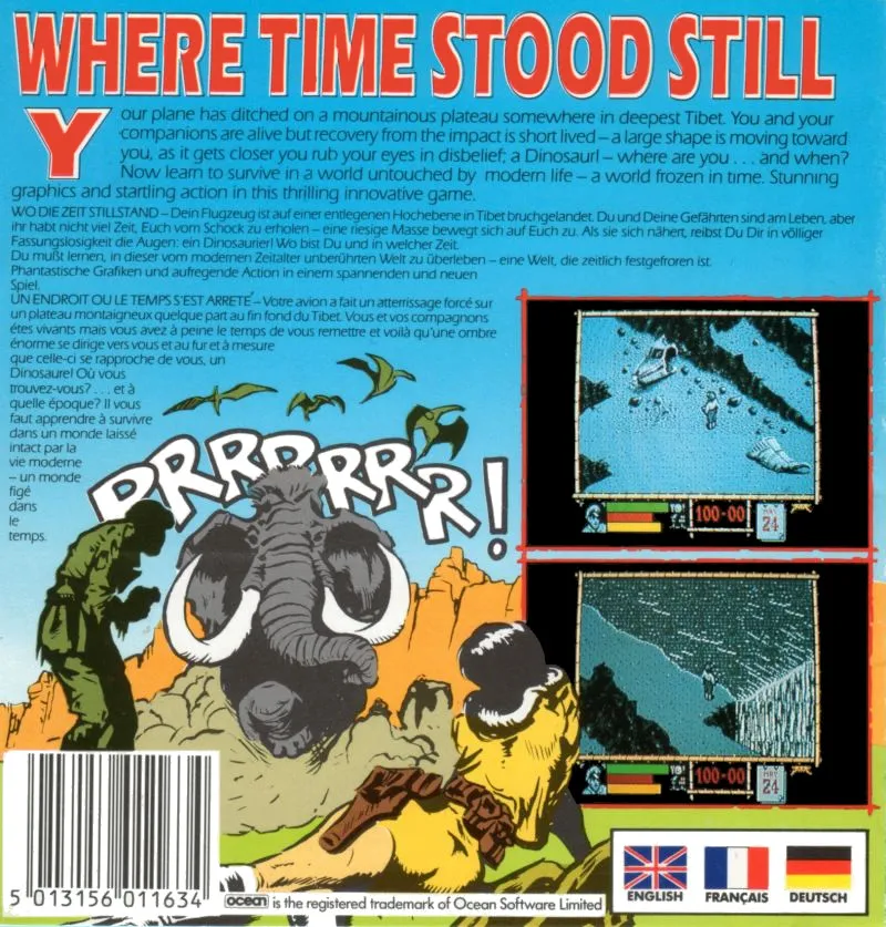 Where Time Stood Still box back