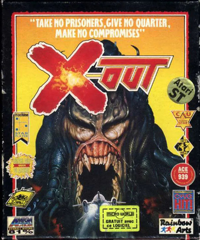 X-Out box art