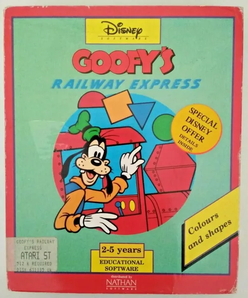 Goofy's Railway Express cover art for Atari ST
