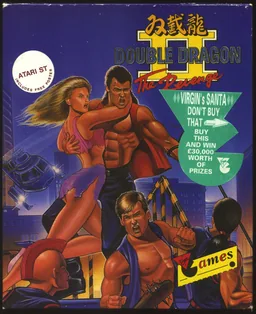 Double Dragon II - The Revenge (Europe) (v1.2) (Budget - 16 Blitz) cover art for Atari ST