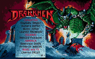 Drakkhen v1.1 title screen