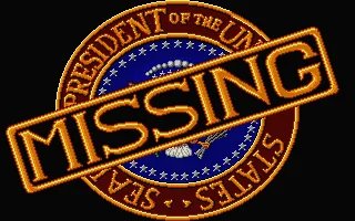 The President is Missing title screen
