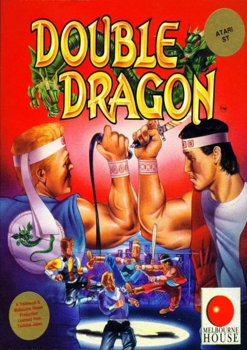 Double Dragon (Europe) (Compilation - Magnum 4) cover art for Atari ST
