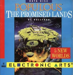 Populous - The Promised Lands (Europe) (Amiga + ST) (Addon) cover art for Atari ST