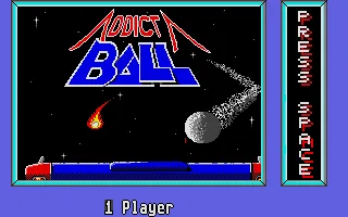 Addictaball title screen