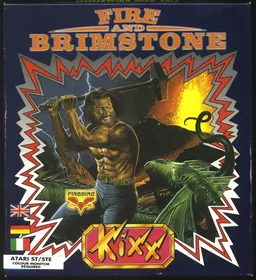Fire and Brimstone cover art for Atari ST