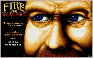 Fire and Brimstone title screen