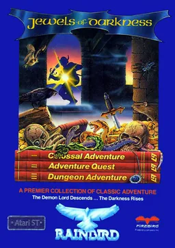Jewels of Darkness cover art for Atari ST