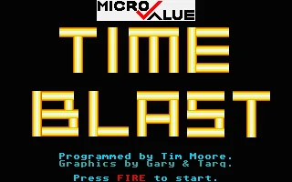 Timeblast title screen
