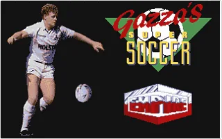 Gazza's Super Soccer title screen